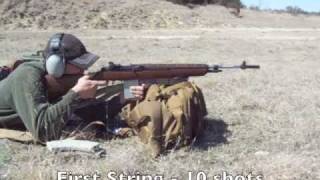 quotBlindquot Marksmanship  Springfield M1A Iron Sights [upl. by Atter493]