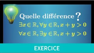 Quantificateur Négation ♦ Que se passetil si on permute quotil existequot et quotquel que soitquot • prépa [upl. by Tews]