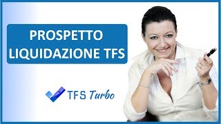 Prospetto liquidazione TFS [upl. by Ugo]