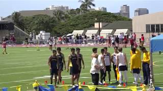 2018 Punahou Relays  Track Events April 21 2018 [upl. by Wye]