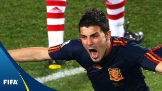 Paraguay v Spain  2010 FIFA World Cup  Match Highlights [upl. by Ellehsad]