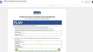 Birdville ISD PGSLO HowTo for Teachers [upl. by Adialeda]