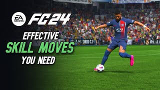 EA SPORT FC 24 ALL SKILLS TUTORIAL  Xbox amp PlayStation  4K [upl. by Eillek]