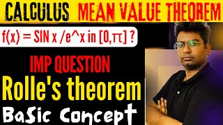 verify Rolle’s theorem for the functions fxsinxex in 0πverify rolles theoremrollestheor [upl. by Dov]