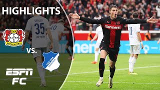 DRAMATIC COMEBACK 👏 Bayer Leverkusen vs Hoffenheim  Bundesliga Highlights  ESPN FC [upl. by Haugen]