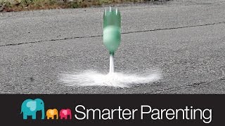 Homemade Water Rocket Teach your children to follow directions [upl. by Wickner16]