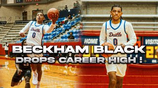 Beckham Black Dominates In First Game Back Dropps 25 In Season Opener [upl. by Amiel]