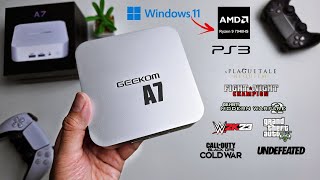 Powerful GEEKOM A7 Mini Gaming PC Review  RYZEN 9 7940HS [upl. by Nine]