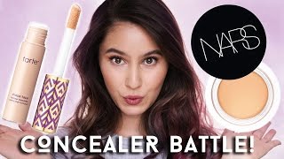 NARS Soft Matte Complete Concealer VS Tarte Shape Tape  Karima McKimmie [upl. by Alby]