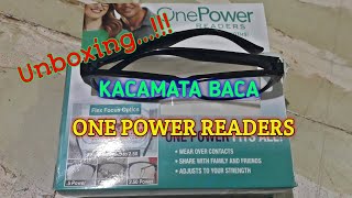 UNBOXING Kacamata Baca Plus Auto Focus ONE POWER READERS [upl. by Naimed]