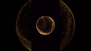 Golden glittering sphere background viral golden screensaver animation [upl. by Nive]