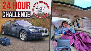 24 Hours living in my cheap V12 BMW 760Li luxury limo [upl. by Gemoets571]