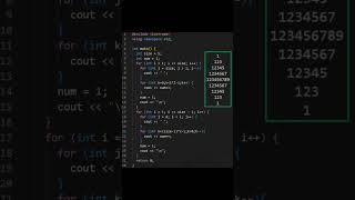 Number Pattern trending codeing number pattern programming [upl. by Jayme]