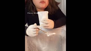 Freezer Frost In A Cup iceeatingasmr freezerfrost [upl. by Sonaj]