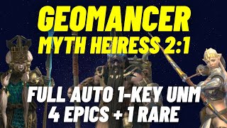 Geomancer quotMyth Heiressquot Unkillable 1Key Clan Boss  No Legendaries All Affinities UNMNMBrutal [upl. by Ahsein]