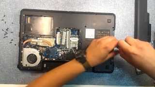 Как разобрать ноутбук Lenovo G555 G450 G550 Lenovo G555 disassembly [upl. by Omsare29]