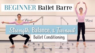 Beginner Ballet Barre for Strength Balance amp Turnout  Ballet Conditioning  Kathryn Morgan [upl. by Keli]