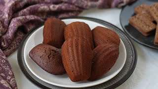 Chocolate Madeleines recipe  Madeleine recipe  The Cookbook [upl. by Subocaj]