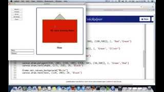 Programming in python  Draw shapes on canvas [upl. by Nylloh]