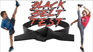 Paxton and Payton Test for Black Belt [upl. by Ojaras]