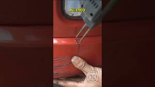 Como Reparar Piezas Plasticas soldadora de plastico mecanicaautomotriz mecanicas tips [upl. by Esiocnarf287]