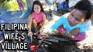 Philippines Family Day and Outdoor Cooking in Filipina Wifes Village [upl. by Mir]