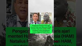 hotman paris ajari menteri HAM Bela korban HAM modalnya cukup handphone hotmanparis [upl. by Alset]