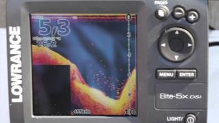 How to use Lowrance Elite5x DSI [upl. by Shayn385]