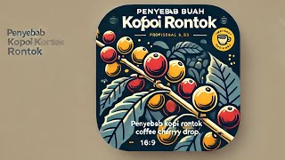 Penyebab buah kopi rontok [upl. by Janine]