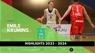 Emils Krumins  Highlights  20232024 [upl. by Rolecnahc]