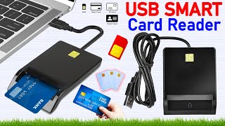 Compact Smart Card ReaderWriter USB20  Sim Card Reader Chip ID IC  Watch This Before Buying [upl. by Wadesworth]