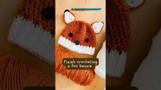 Crochet a fox beanie with me 🦊 [upl. by Camile]