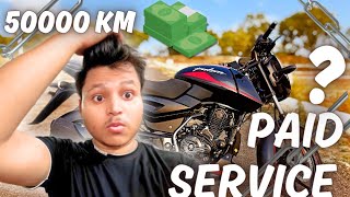 Pulsar 125 First PAID Service Cost 💰💰 Pulsar 125 CC Service Cost [upl. by Aretak]