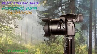 Best eye cup hack panasonic lumix dmc fz300330 full eyecup installation modification instructions [upl. by Sainana]