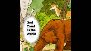 God Creates the WorldRead Aloud Books bible cartoon story abcd english reels new viralvideo [upl. by Esina]