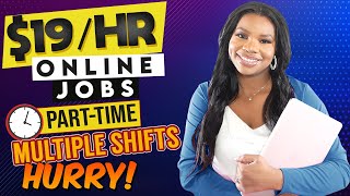 Hurry Earn 19Hour Now PartTime WorkFromHome Job for Beginners [upl. by Tod809]