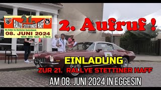 2 Aufruf zur 21 Rallye Stettiner Haff am 08 Juni 2024 [upl. by Aikym]