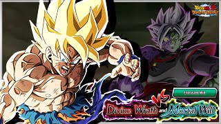 NO NEW LRS HOW TO BEAT DIVINE WRATH STAGE 8 VS FUSION ZAMASU ENTRUSTED WILL MISSION Dokkan [upl. by Ebaj362]