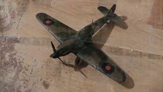 Full Build of Hobby 2000 172 scale Hurricane Mk1a [upl. by Kalinda232]