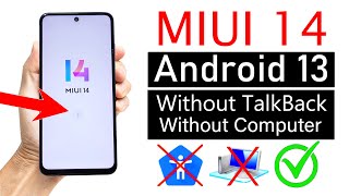 MIUI 14 FRP Bypass Without Talkback🚀2023 Latest Update No PC  NEW METHOD [upl. by Janerich]