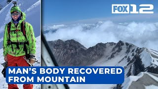 Volunteers recover man’s body from Mount St Helens crater [upl. by Enier]