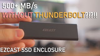 BEST EXTERNAL SSD ENCLOSURE EZCAST USB 3231 GEN 2 SSD ENCLOSURE  Crucial P1 SSD [upl. by Earehs]