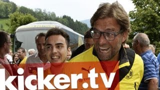 Spätstarter BVB  Klopp freut sich auf Aubameyang  kickertv [upl. by Dominica]