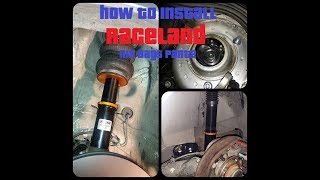 How to install Raceland Air Suspension on a VW MK4 Part2 S4 EP16 [upl. by Tull]