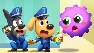 Kids Story about Viruses  Good Habits  Stay Healthy  Kids Cartoons  Sheriff Labrador [upl. by Notlaw]