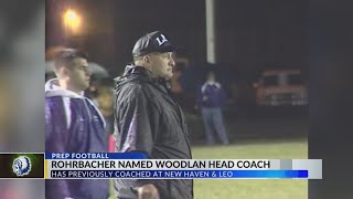 Brock Rohrbacher named head football coach at Woodlan High School [upl. by Karry301]