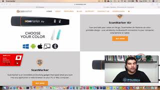 REVIEW  Scanner de Mão Sem Fio Scanmarker Air [upl. by Thomey]