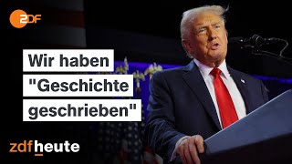 Trump reklamiert Wahlsieg für sich  Die ganze TrumpRede [upl. by Nirrok471]