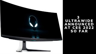 3 ULTRAWIDE MONITOR ANNOUNCED SO FAR AT CES 2022 order link in description [upl. by Nordna]