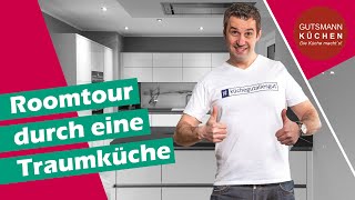 Roomtour durch eine Traumküche von nolte Küchen mit Rückwand Ice Cube I Küchentour [upl. by Darrin465]